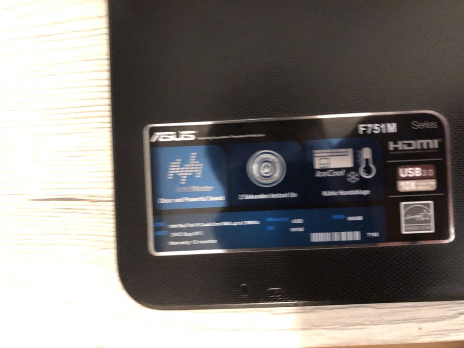 Asus f751m неробочий