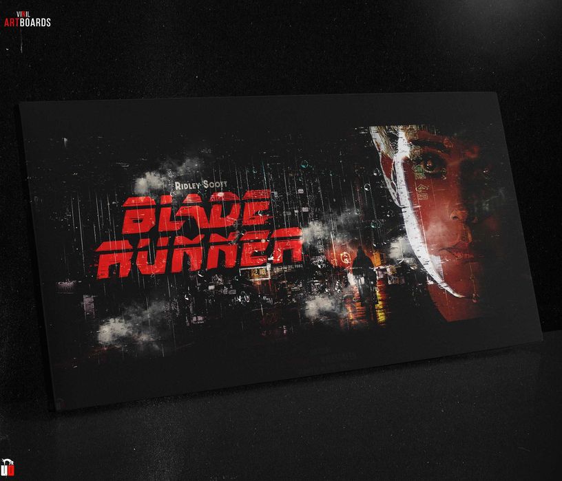 Blade Runner Artboard Decorativa 120x60 cm | Neo-Noir Sci-Fi Cinemático