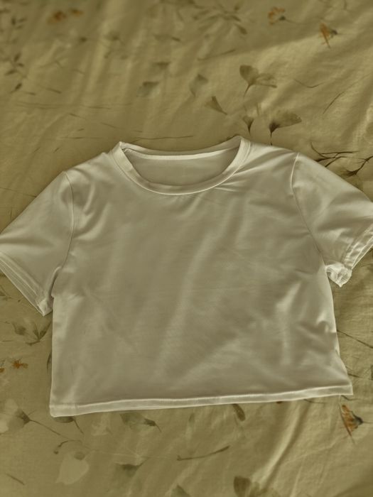 T-shirt curta branca