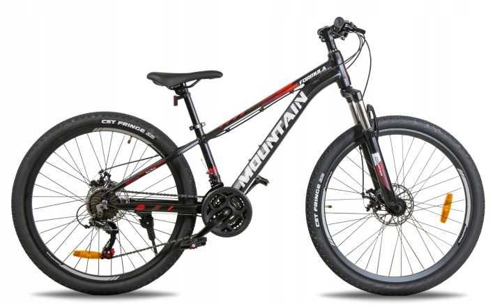 ROWER GÓRSKI MTB 24 CALI na komunie amortyzajca HAMULCE TARCZOWE 130-145cm