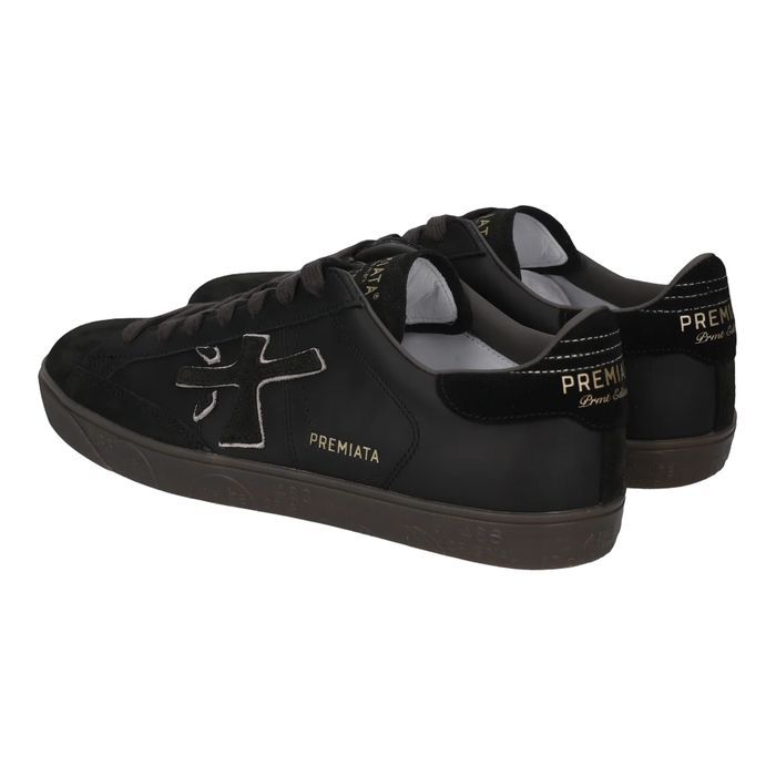 Sneakersy męskie Premiata Steven 8484 - skórzane - czarne, 41