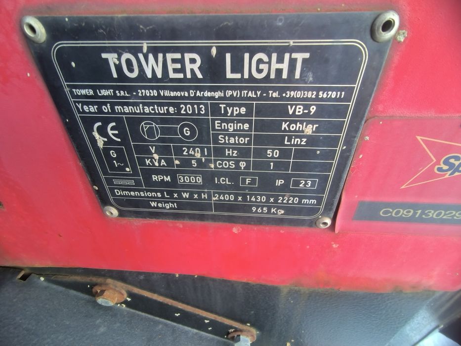 Maszt oświetleniowy wieża świetlna