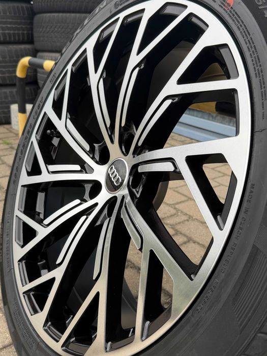 Nowe koła 20 cali Audi Q7 SQ7 czarno srebrne wieloramienne