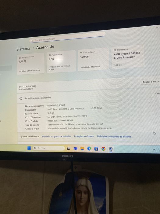 Pc gaming ryzen 5 3600xt