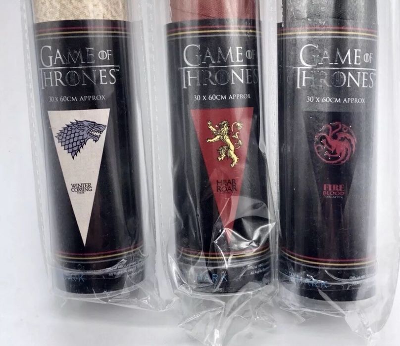 Estandarte/bandeira GOT - Game of Thrones - STark - Targeryan - Lannis