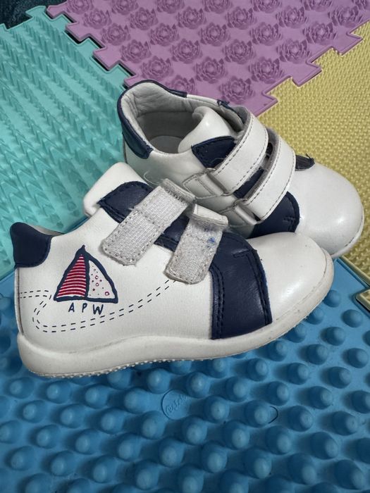 Демісезонні черевики apawwa 21 22 шкіряні на хлопчина осінні ботинки