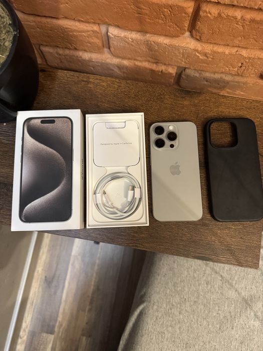 iPhone 15 Pro 128GB 100% | Natural Titanium | Okazja !
