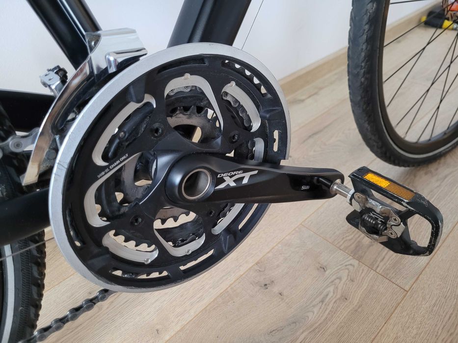 Wygodny rower trekkingowy Merida crossway 500 tfs