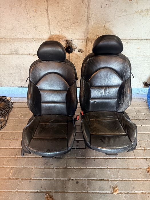 Wnetrzę, fotele BMW M3 E46 czarna skóra