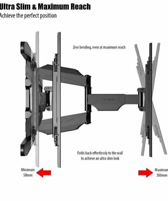 Uchwyt stojak do telewizora 37-70" Invision gratis kabel HDMI