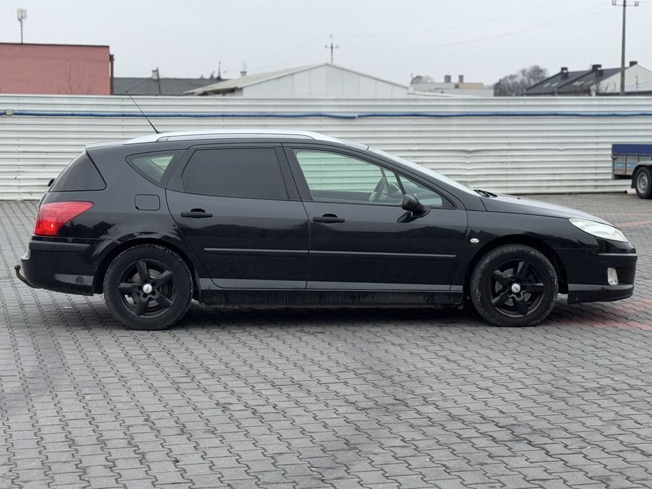 Autokomis TopCar! Peugeot 407sw. 2.0 Lpg. Sklany dach. Hak. Gwarancja!