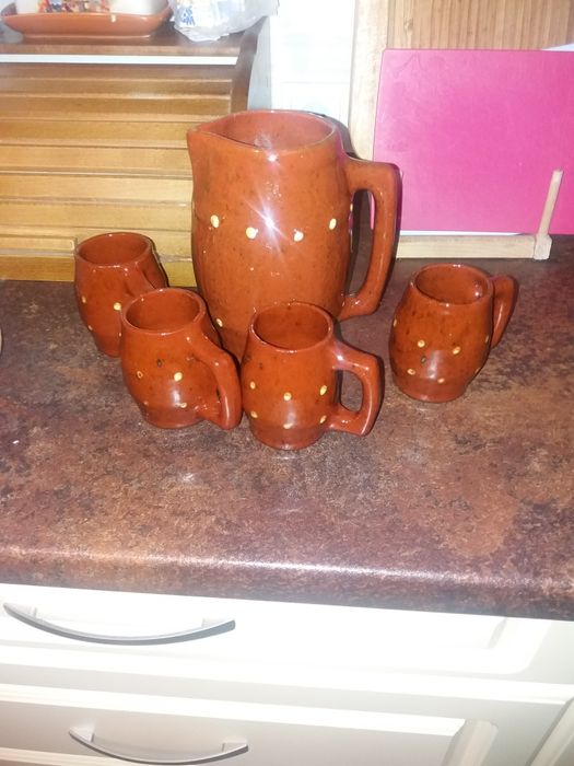 Sprzedam komplet gliniany   na grzańca