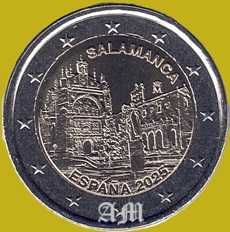 ESPANHA Rolo 2€ Cidade Velha de Salamanca