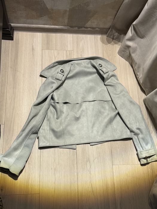 Нова замшева косуха River Island мʼятного кольору L розмір