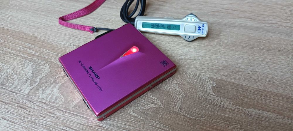 SHARP MD-ST55 MINIDISC odtwarzacz płyt md z wyświtlaczem