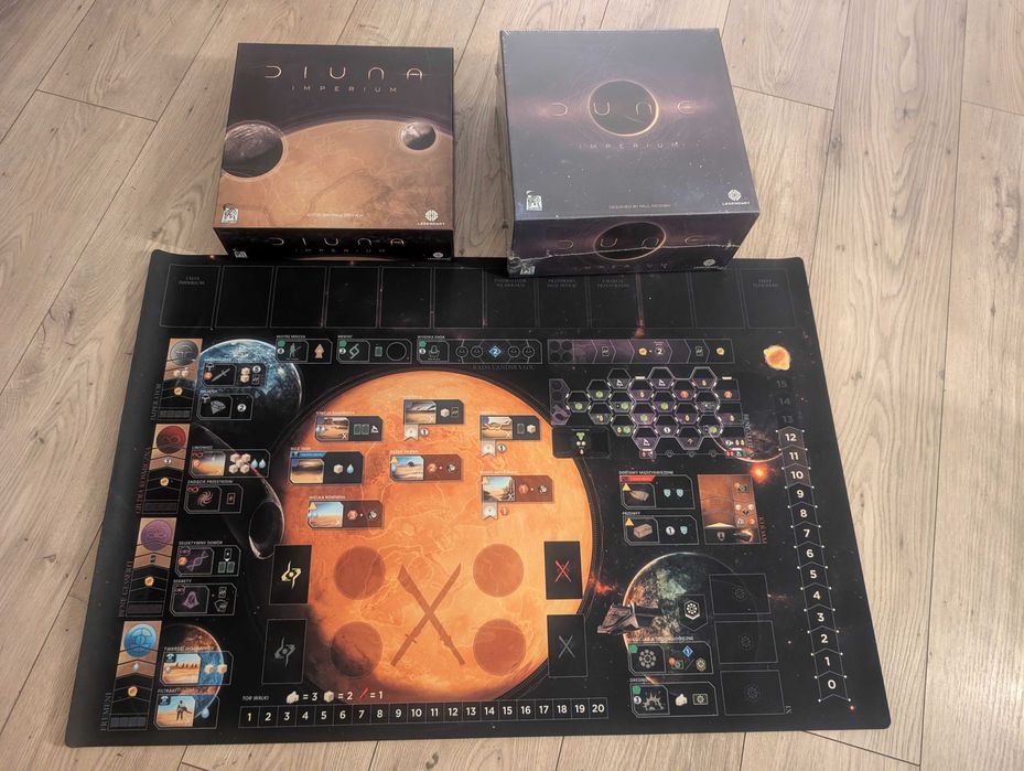 Diune Imperium plus figurki (deLuxe) plus mata