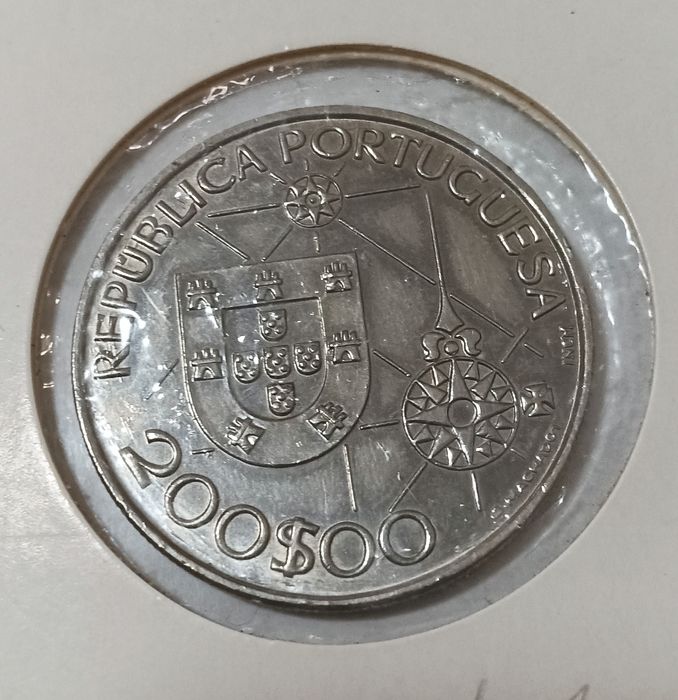 Moeda  200 escudos Prata 1998