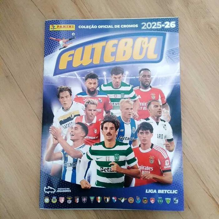 Caderneta Futebol 2025-26 Liga BetClic da Panini Nova sem cromos
