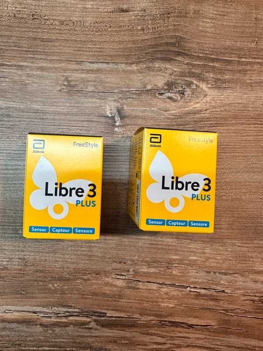 Dwa Sensory Abbott FreesSyle Libre 3 Plus - czujniki monitoringi glikemii