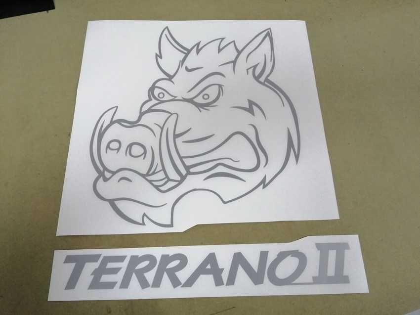 Autocolantes 4x4 Nissan Terrano II Intercooler 2.7 TDi