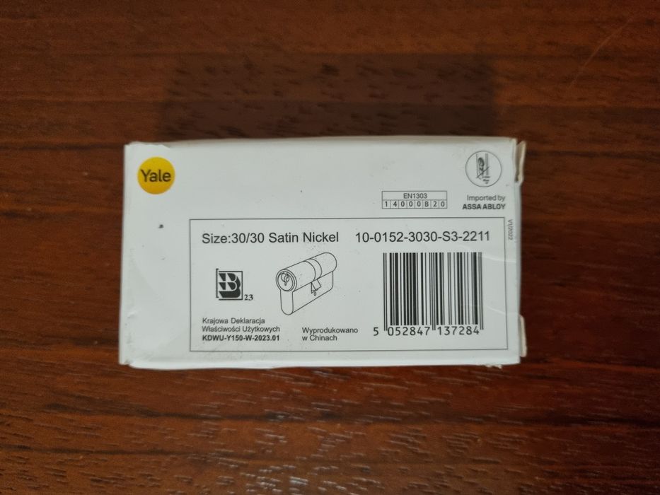 Zamek bramowy hakowy H-35 KOWAL Wkładka bębenkowa YALE 30/30 +3 klucze