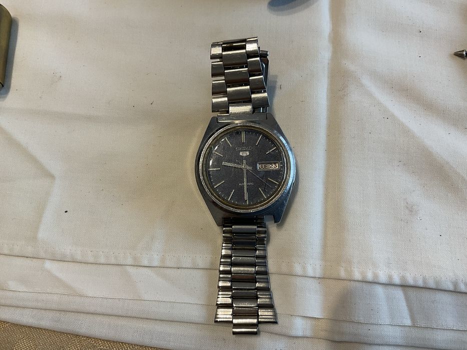Relogio antigo da Seiko a funcionar