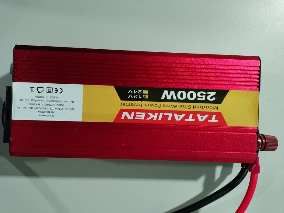 Conversor de 12v para 220.  2500w