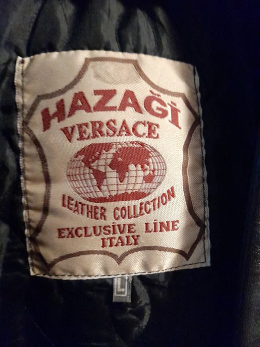 Шкіряний піджак подовжений