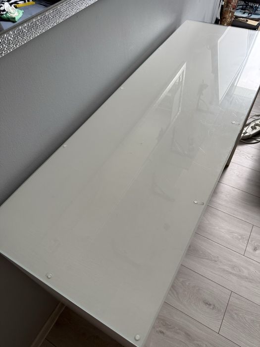 Toaletka biurko białe MALM IKEA