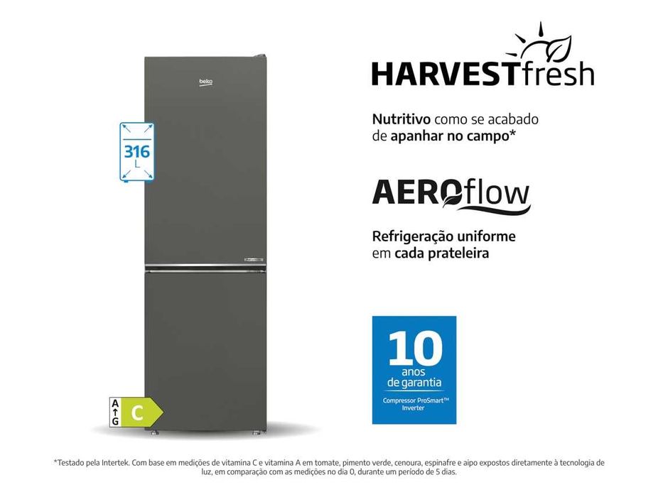 Frigorífico combinado inox 316L