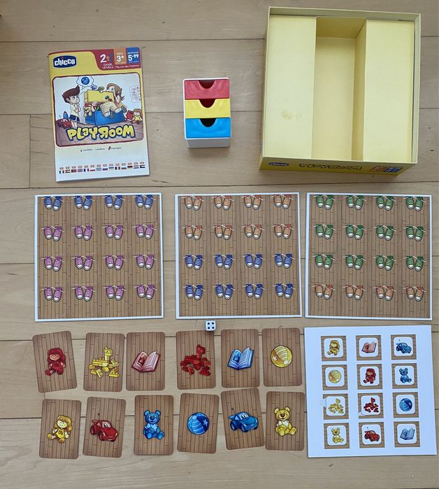 Jogo cooperativo e de memória Chicco Playroom 3+