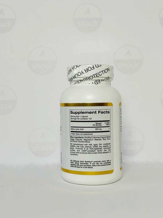 California Gold Nutrition Alpha Lipoic Acid 600 mg (120 капсул.)