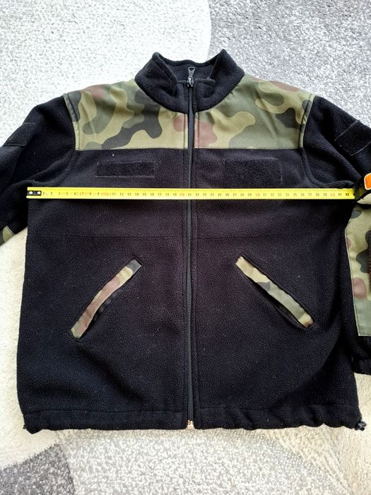 Polar wojskowy dziecięcy 128 bluza wojsko moro wzpantera