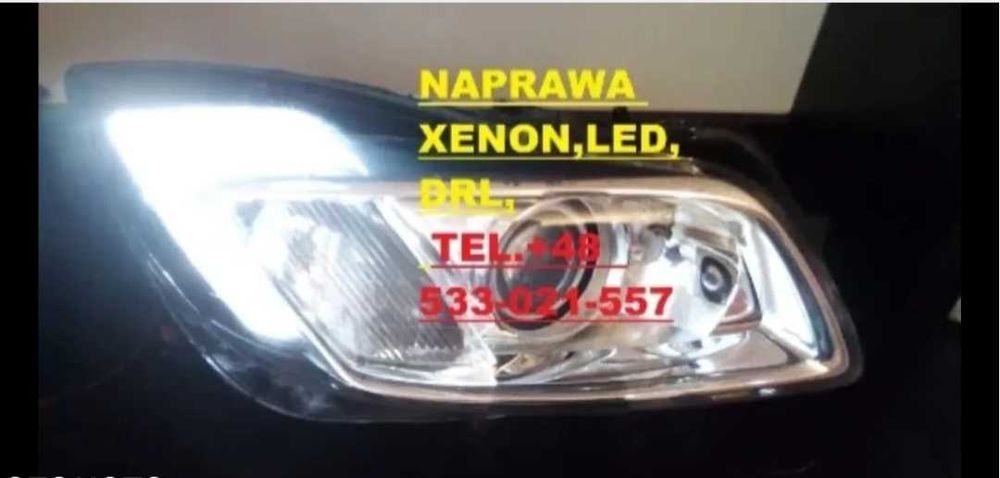Lampa Reflektor Opel insignia Astra J xenon naprawa Led
