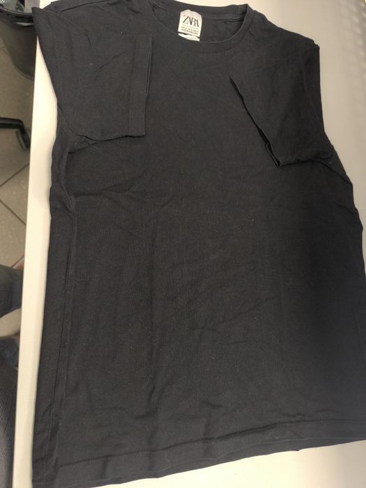T-shirt czarny Zara M