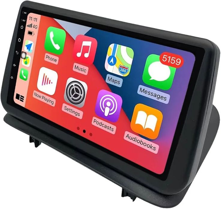 Магнитола 2DIN для Renault Clio 3 2005–2014, Android, CarPlay, Android Auto, 4/64 ГБ, GPS, Bluetooth, Wi-Fi, сенсор