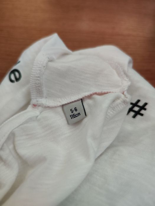 T-shirt branca de menina da Tiffosi