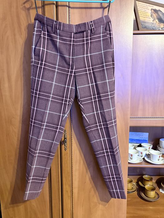 Spodnie w kratę z kantem Marks & Spencer UK 12 / 40