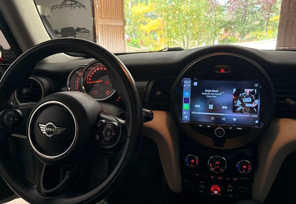 Radio 2 DIN 9" Mini Cooper F55/F56/F60 (2014 a 2019) + Android (4+64 G