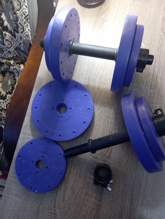 Продам гантели наборные б/у