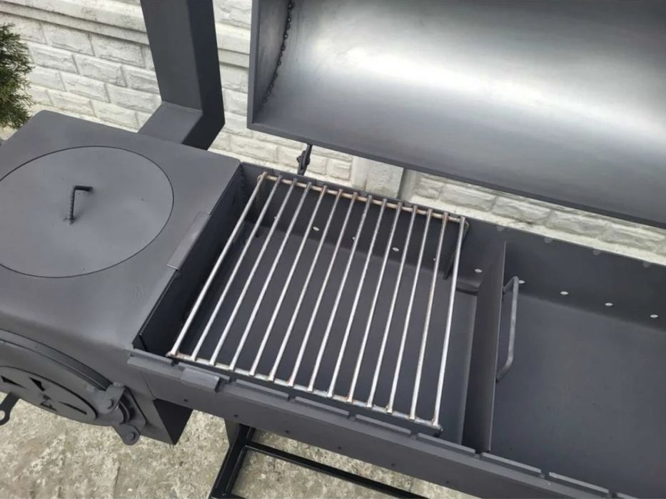 Ідеальний Подарунок! 4мм! Посилений! Мангал с Коптильней и печкой