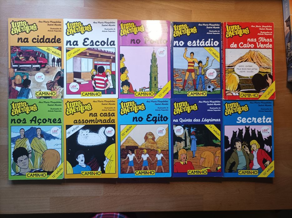 Livros de diversos tipos