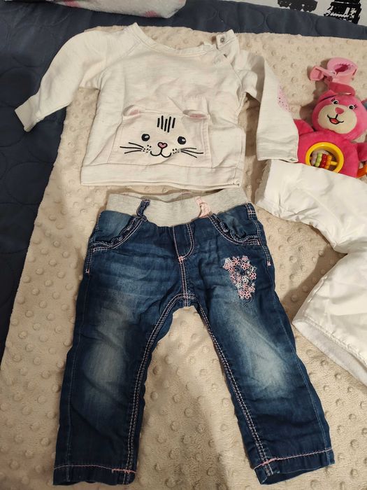 Zestaw dla dziewczynki roz 68