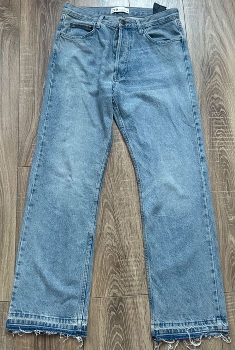 Zara spodnie jeansowe straight rozm. M