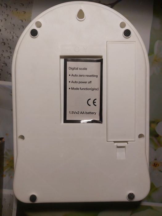 Нові ваги кухонні з круглою основою