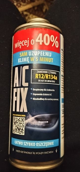 Gaz do klimatyzacji samochód