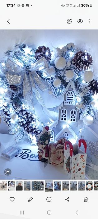 Вінок- декор новорічний!