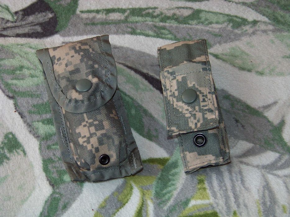 Dwie ładownice w kolorze UPC molle/pals - Magazynek 9mm i granat 40mm