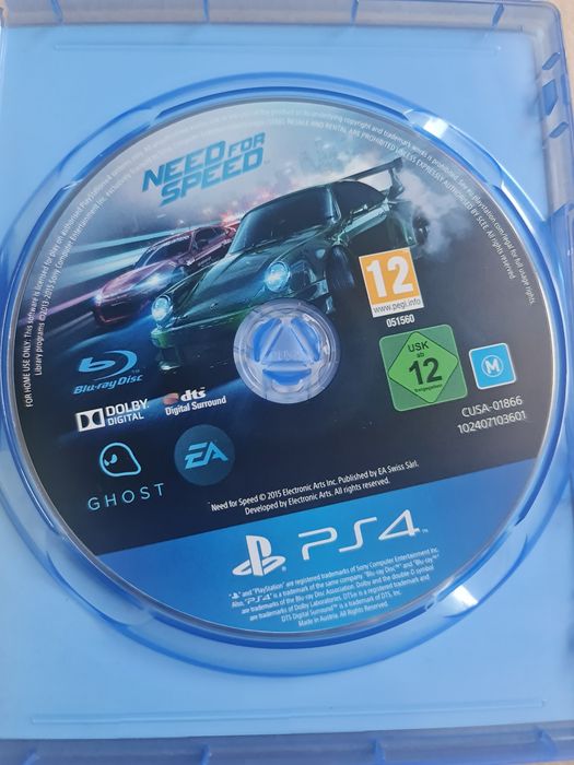 Gra na PlayStation 4,5 Need for Speed idealny stan