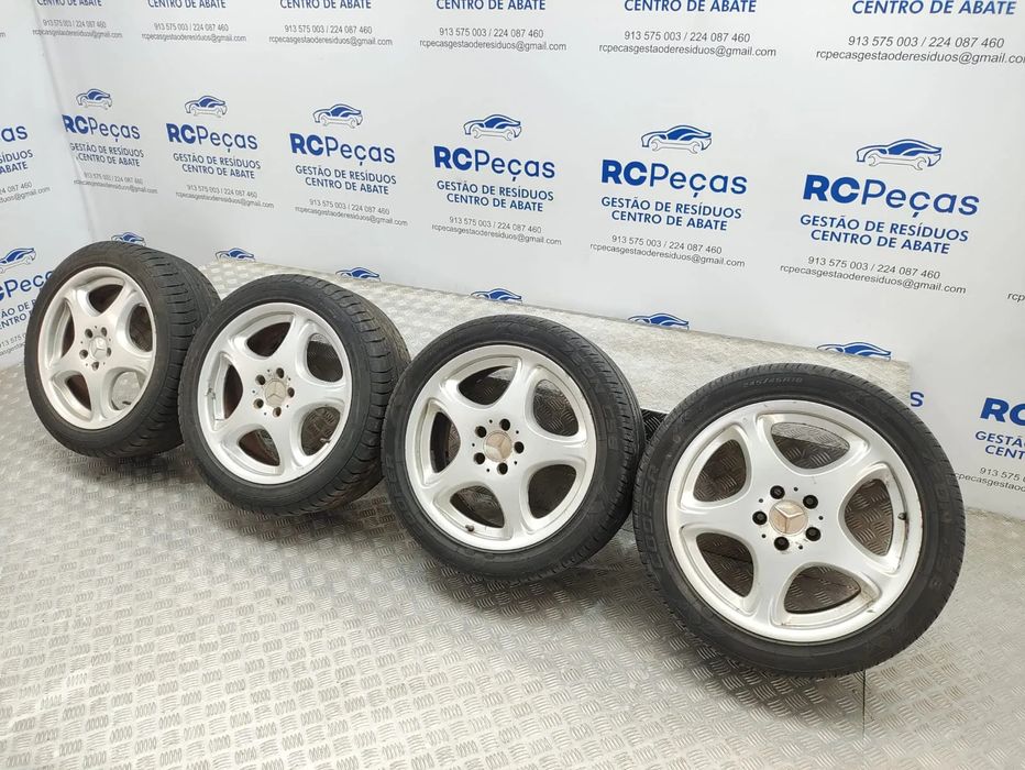 Conjunto Jantes 18 Mercedes Benz Class S W220 8J ET44 5x112